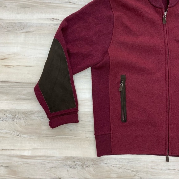 J.L. Powell The Sporting Life Men’s Alpaca blend zip up jacket Sz Large - Picture 2 of 6